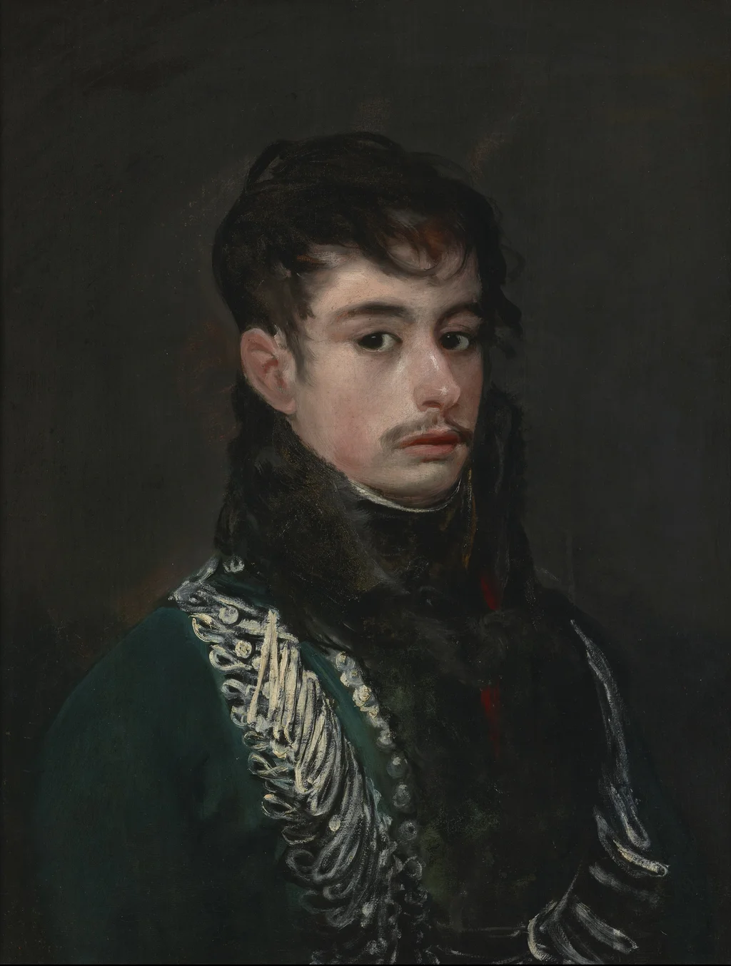 Ein Offizier (vermutlich der Graf von Teba)