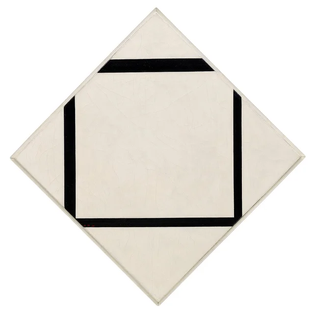 Composition No. 1: Lozenge with Four Lines