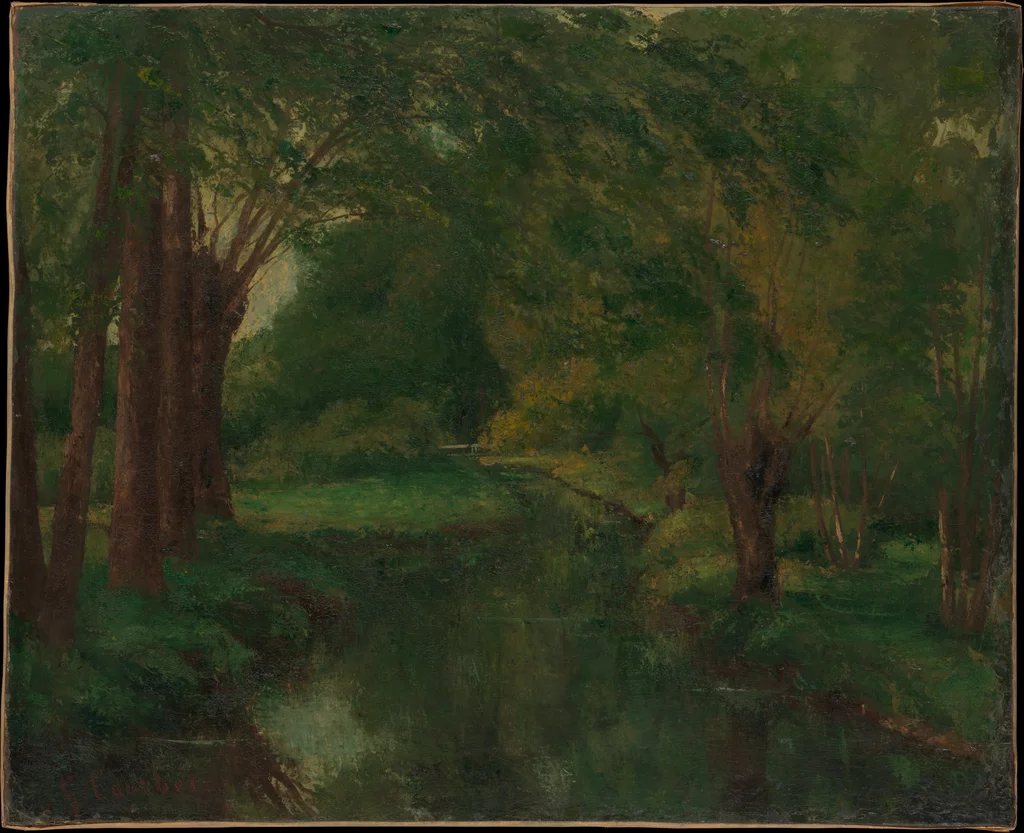 Un arroyo en un claro (posiblemente «Arroyo, valle de Fontcouverte; estudio»)