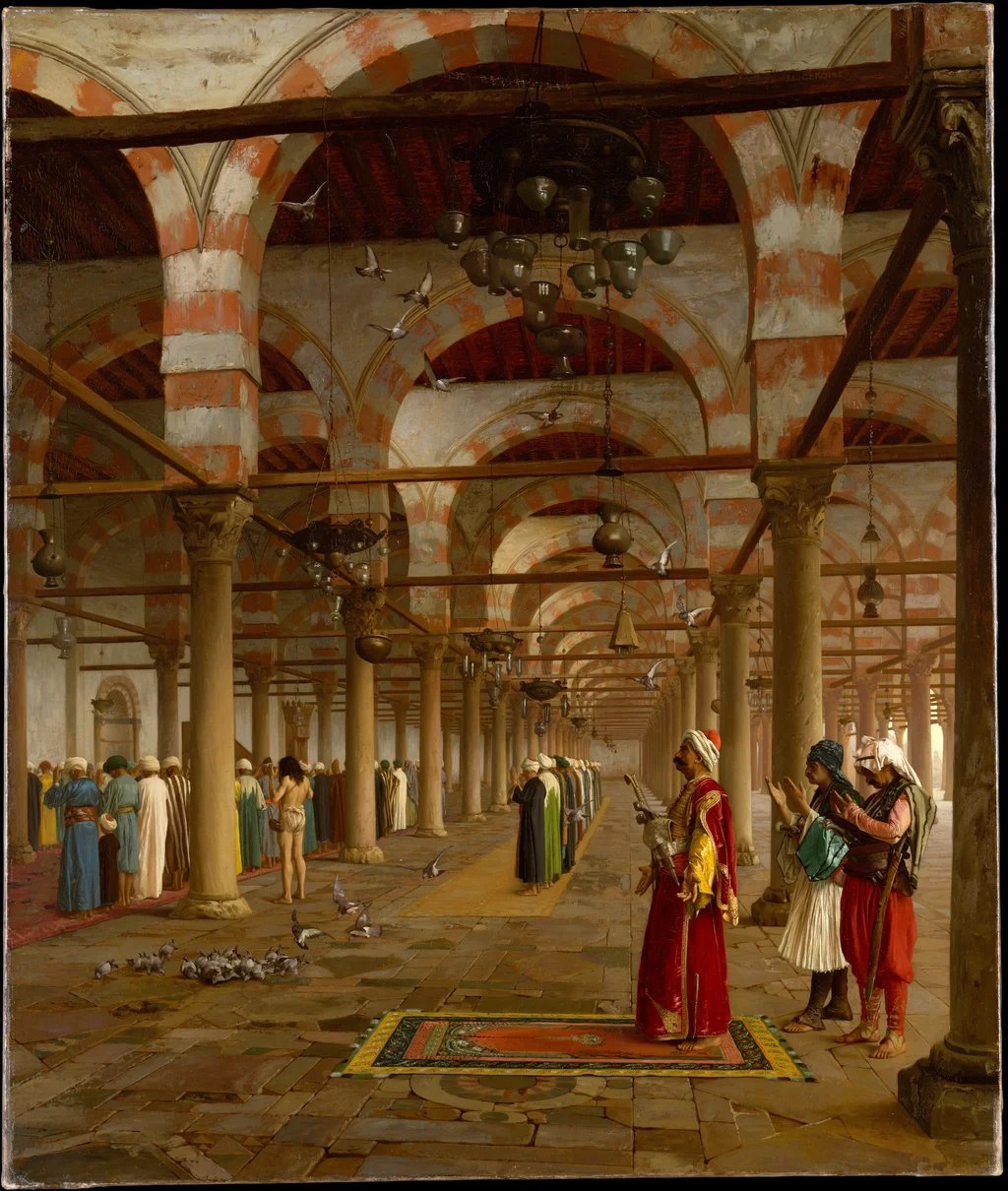 La preghiera nella moschea
