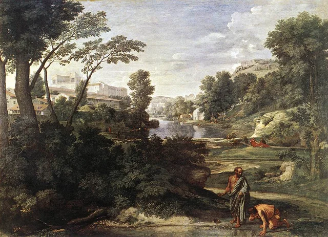Landschaft mit Diogenes