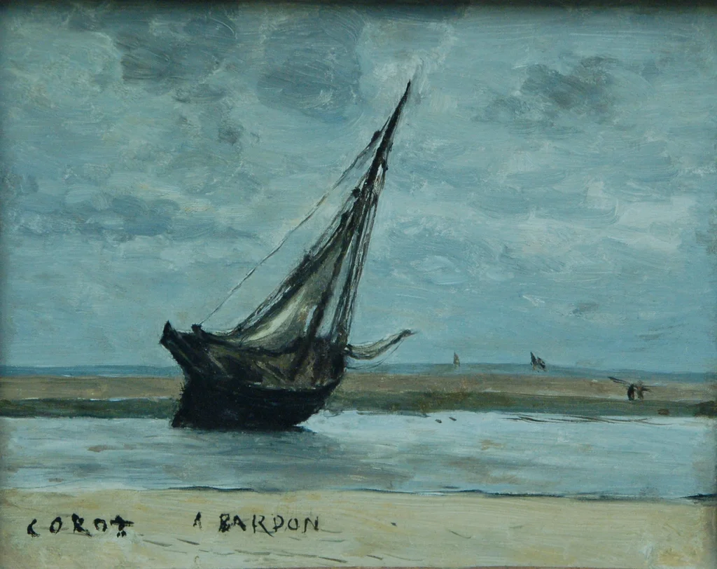 Trouville, barco encalhado