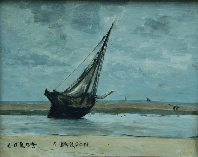 Trouville, Beached Boat