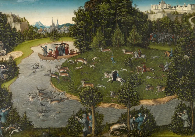 A Stag Hunt with the Elector Friedrich the Wise of Saxony