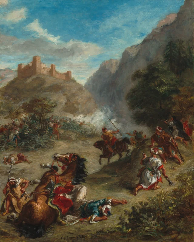 Arabs Skirmishing in the Mountains