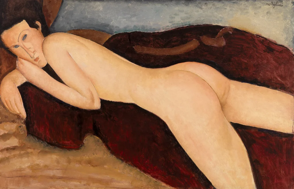 Nudo disteso di schiena