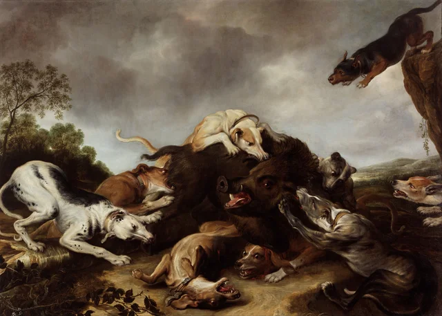 The boar hunt