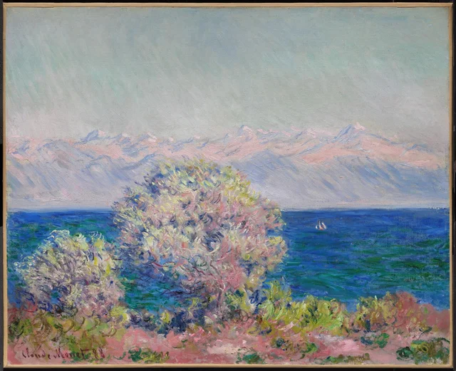 At Cap d'Antibes, Mistral wind