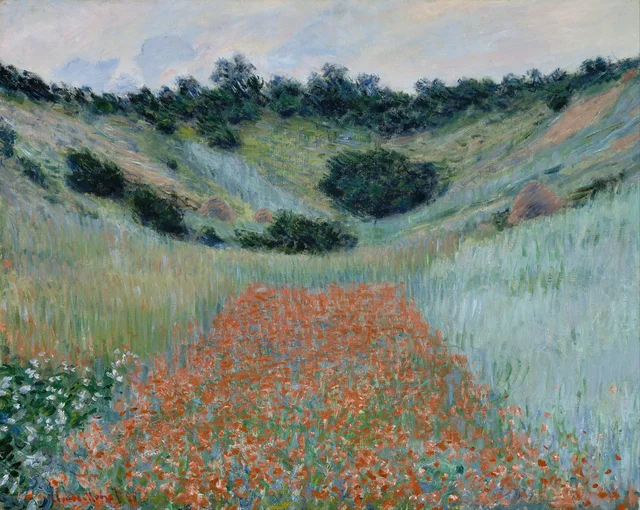 Poppy Field in a Hollow near Giverny