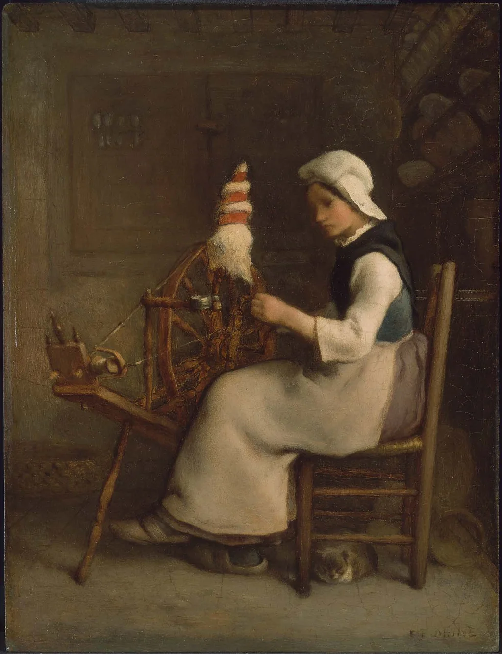 Seated Spinner (Emélie Millet)