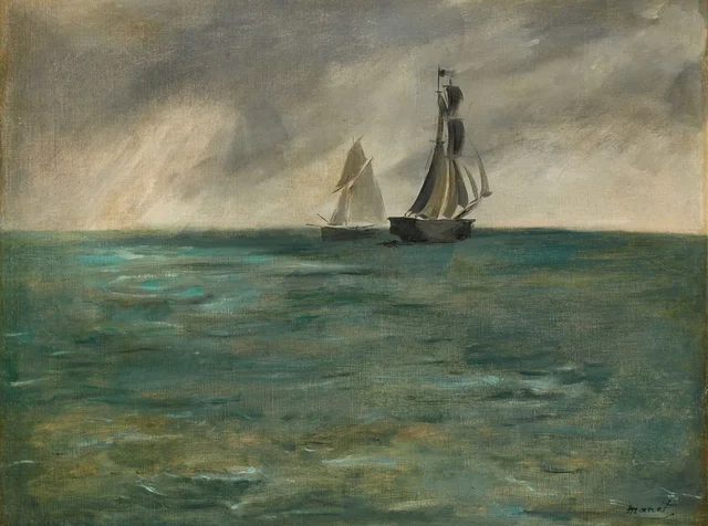 Veleros en el mar