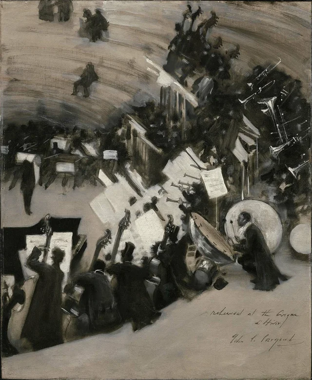 Rehearsal of the Pasdeloup Orchestra at the Cirque d'Hiver