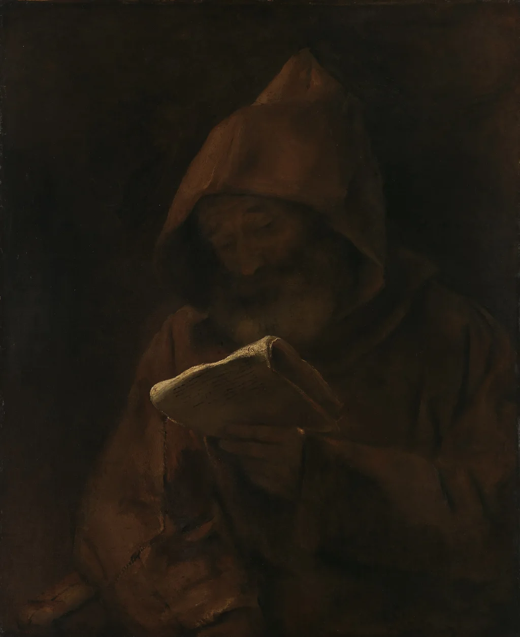 Monje leyendo