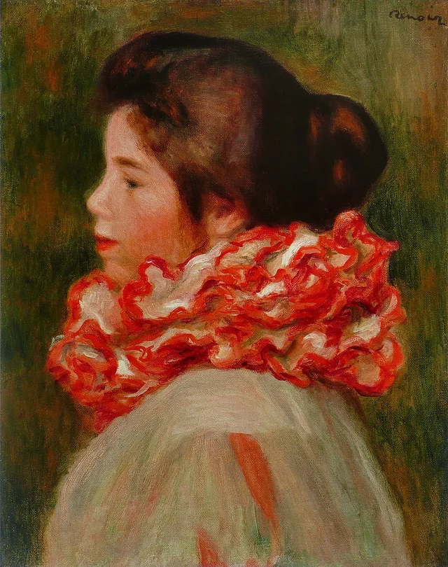 Girl in a Red Ruff