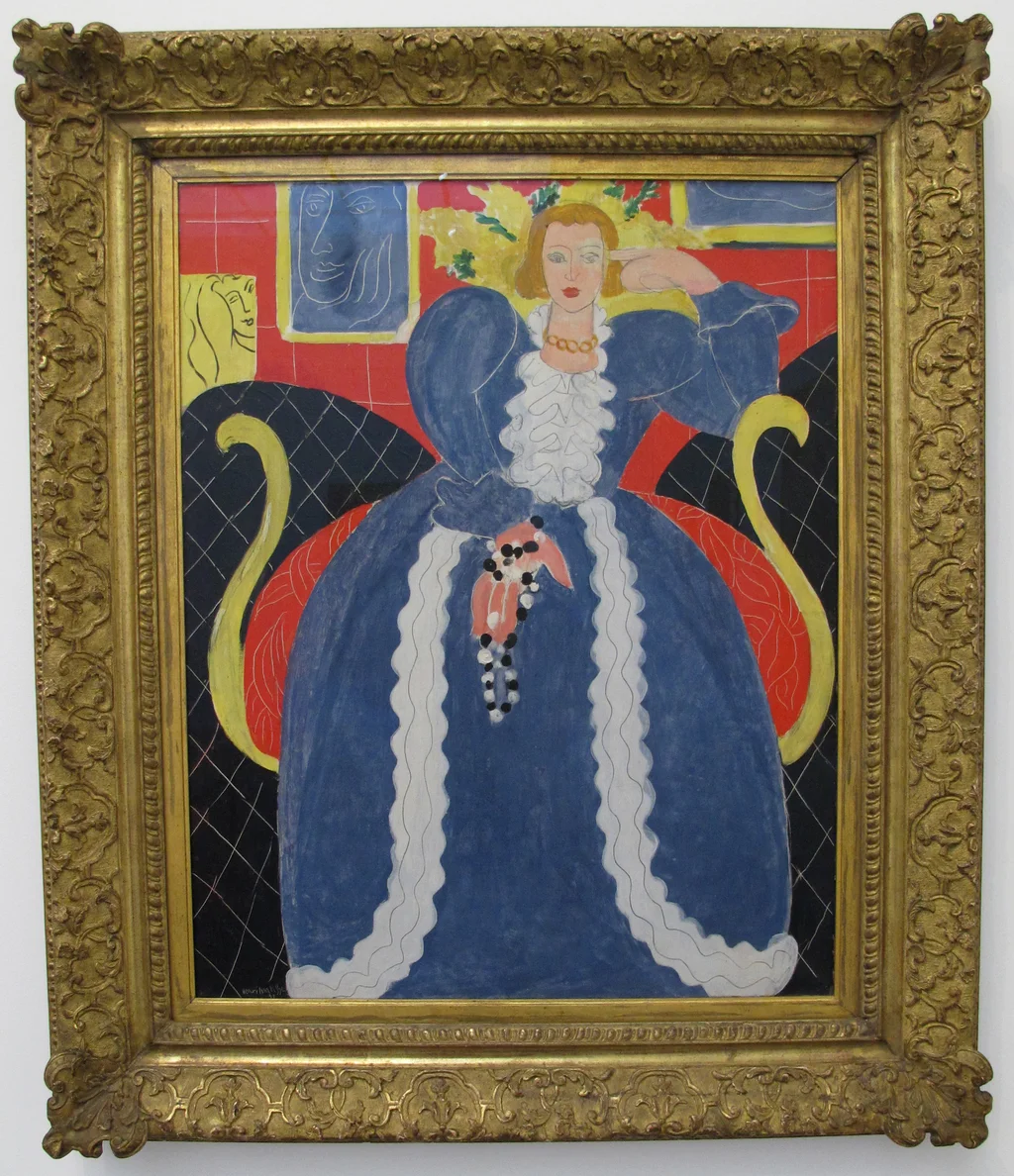 Woman in Blue