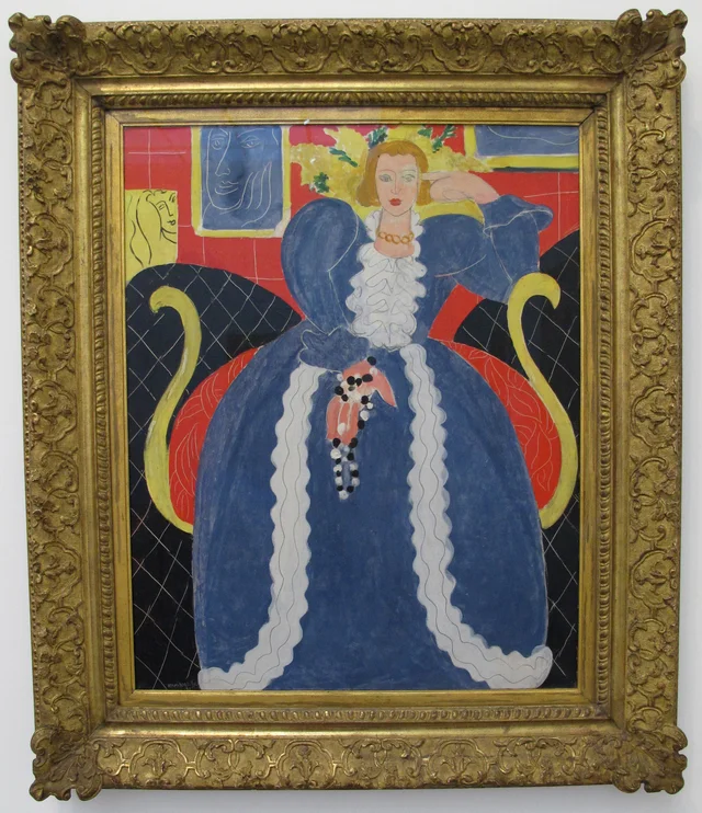 Woman in Blue