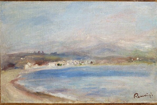 Die Küste von Cagnes, Meer, Berge