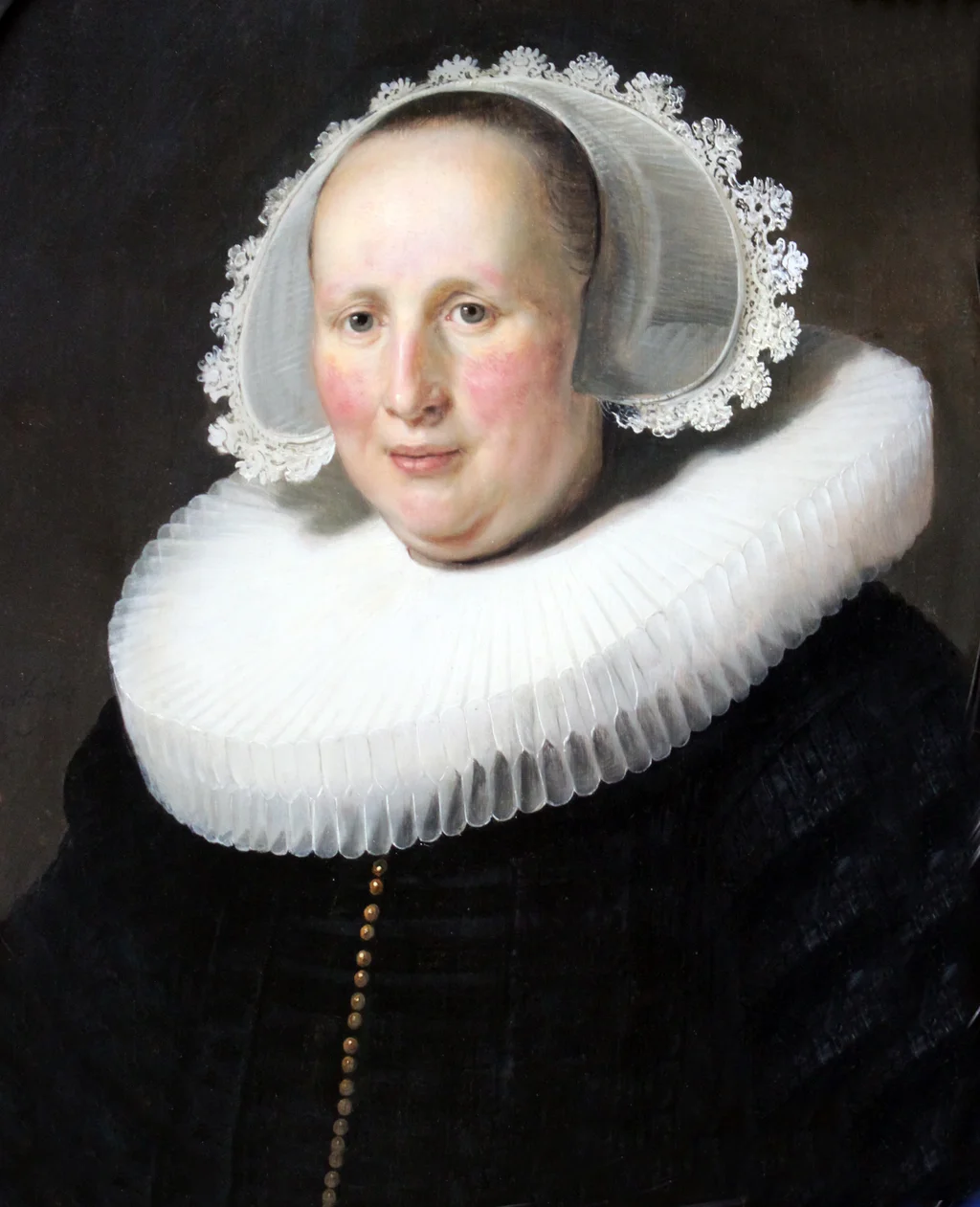 Bildnis der Maertgen van Bilderbeecq, Ehefrau des Willem Burggraeff
