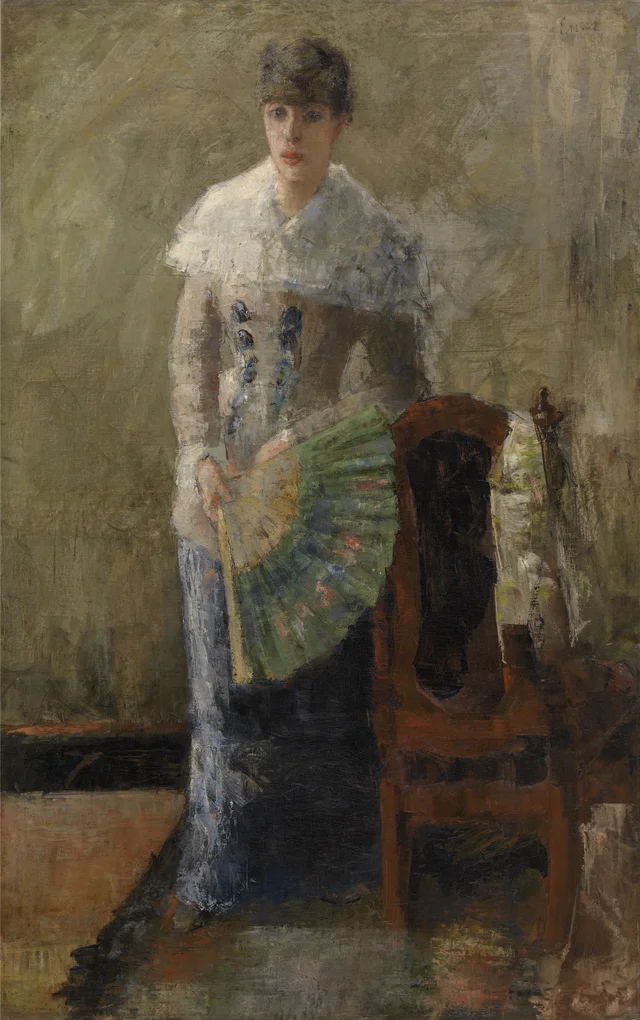 La dama del abanico