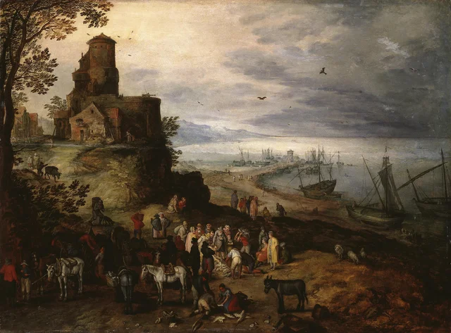 Fish Market (Calling the Apostles Peter and Andrew)