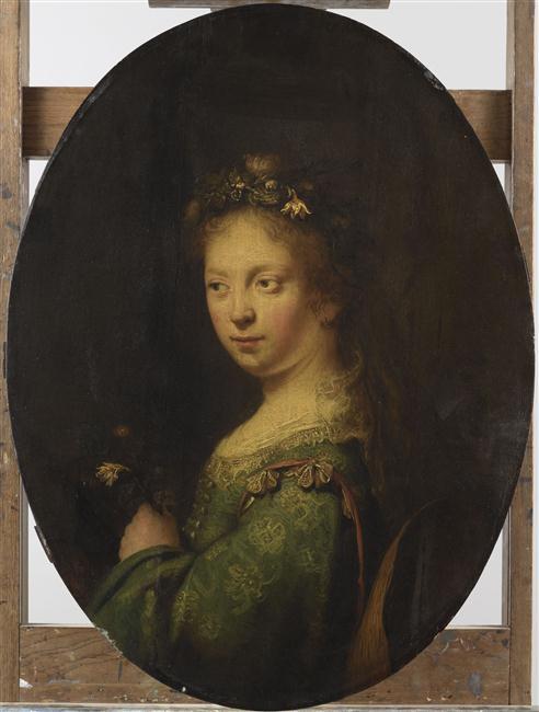 Young Shepherdess as Flora