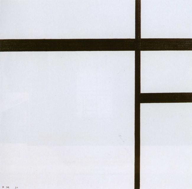 Composition II with Black Lines