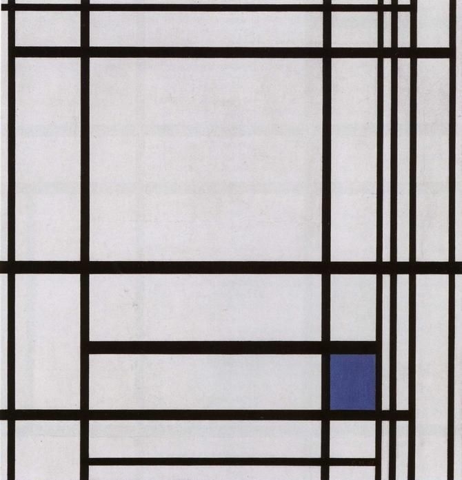 Composition de lignes et couleur: III