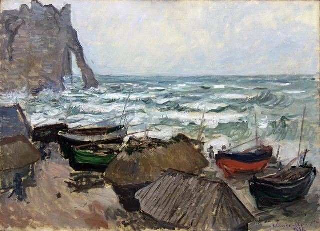 Hollowed Cliff near Étretat