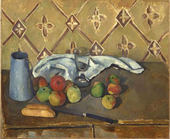 Fruits, Napkin and Milk Can