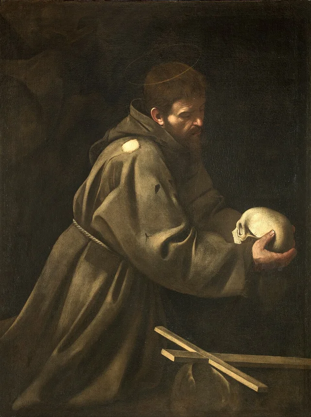 San Francesco in meditazione