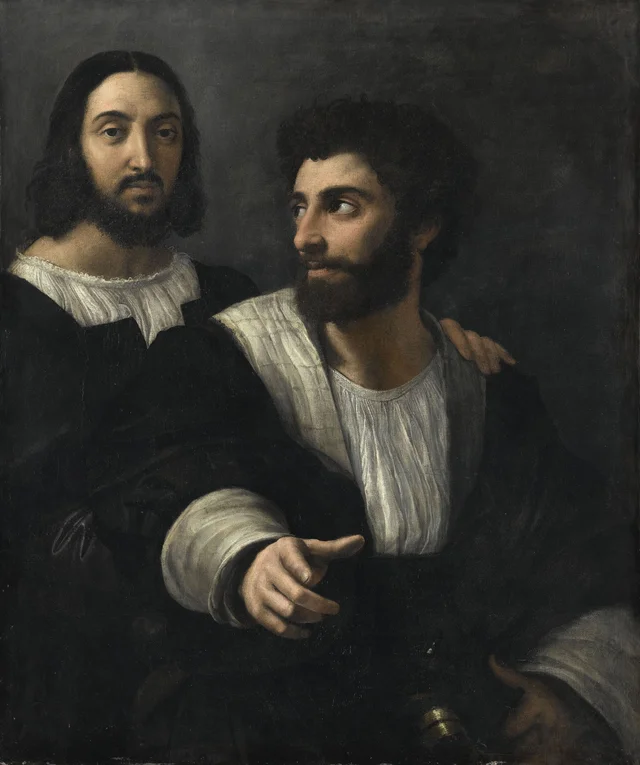 Self-portrait with a friend