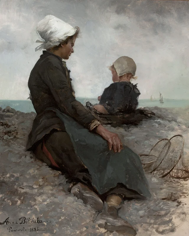 At the seashore