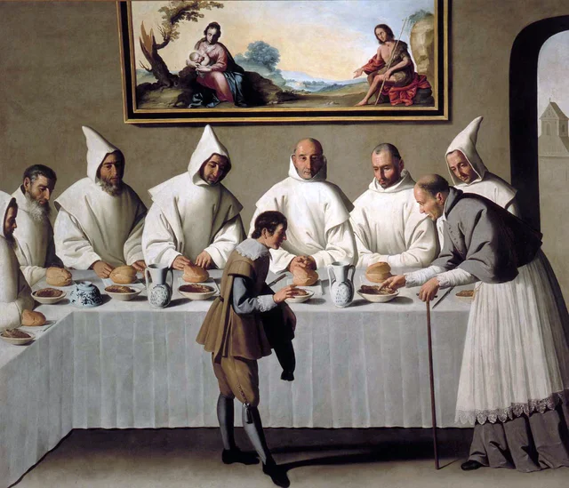 Saint Hugh in the Carthusian Refectory