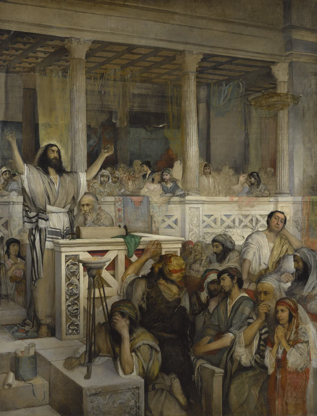 Christus predigt in Kapernaum