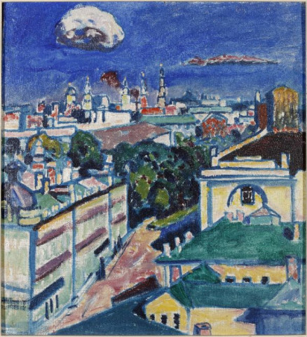 View of Moscow from the Window of Kandinsky's Apartment at No. 1, Zubovsky Square