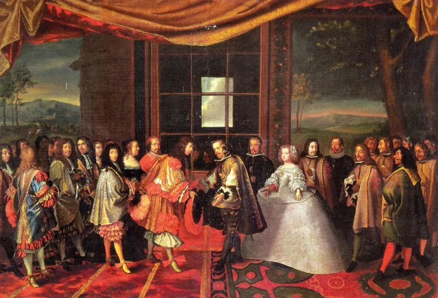 Die Zusammenkunft Ludwigs XIV. und Philipps IV. auf der Fasaneninsel
