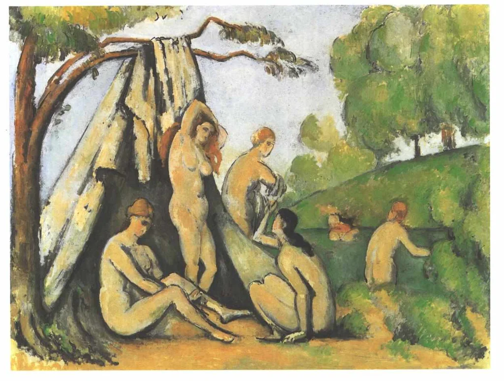 Bathers in front of a Tent