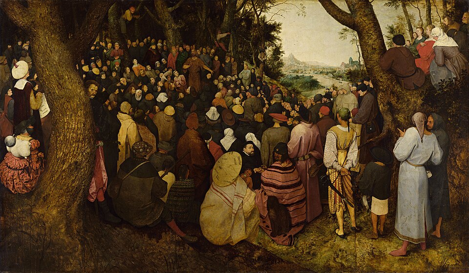 Die Predigt Johannes des Täufers