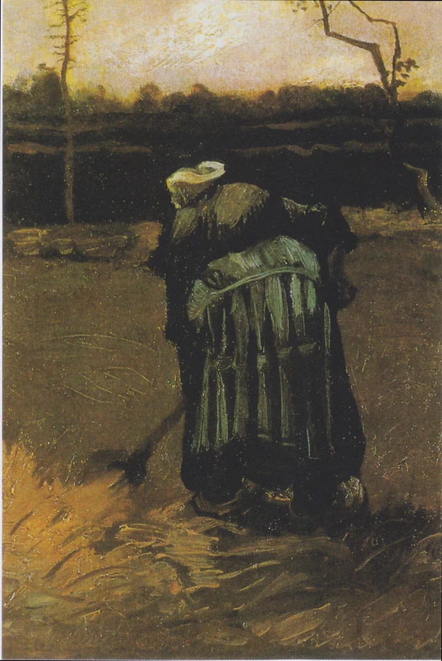 Campesina cavando