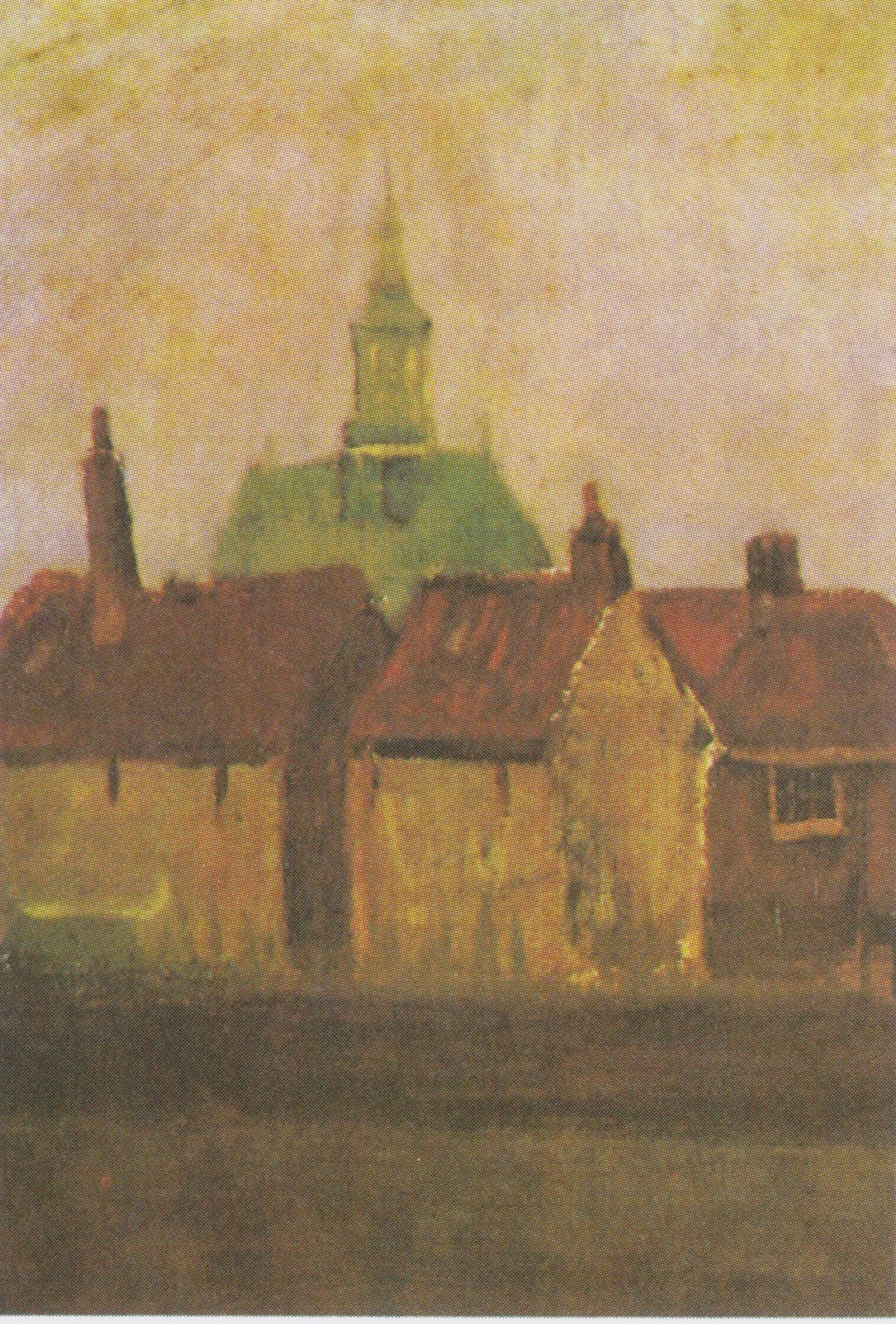 The New Church and Old Houses in The Hague