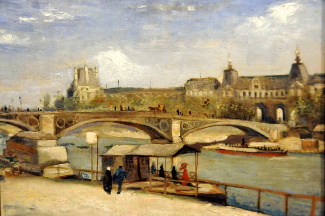 Pont du Carrousel and the Louvre