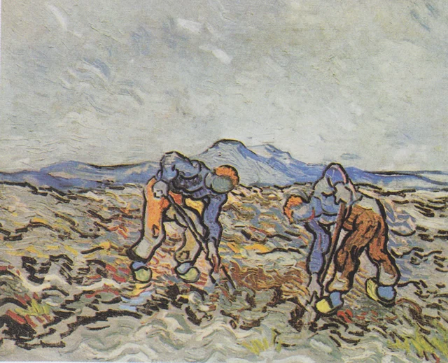Peasants Lifting Potatoes