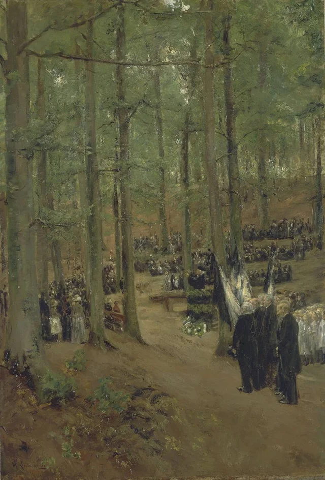 Memorial Service for Kaiser Friedrich at Kösen