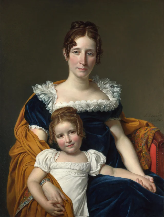 Ritratto della contessa Vilain XIIII e di sua figlia Louise
