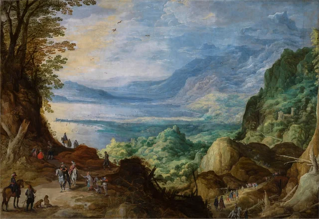 Landscape with Sea and Mountains