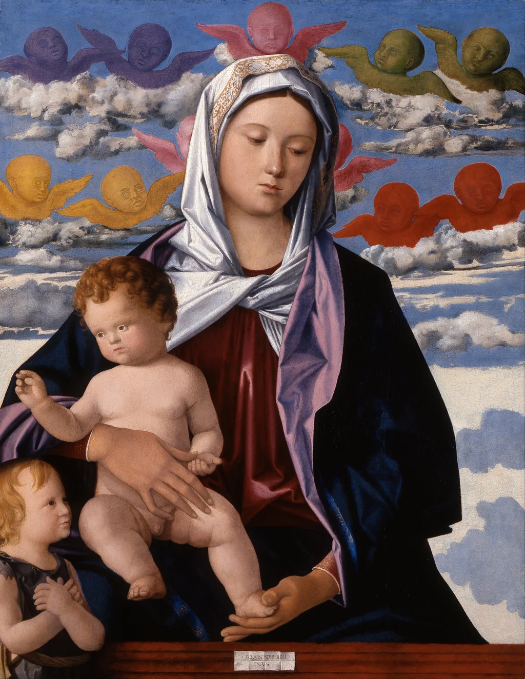 Madonna mit Kind und dem heiligen Johannes dem Täufer