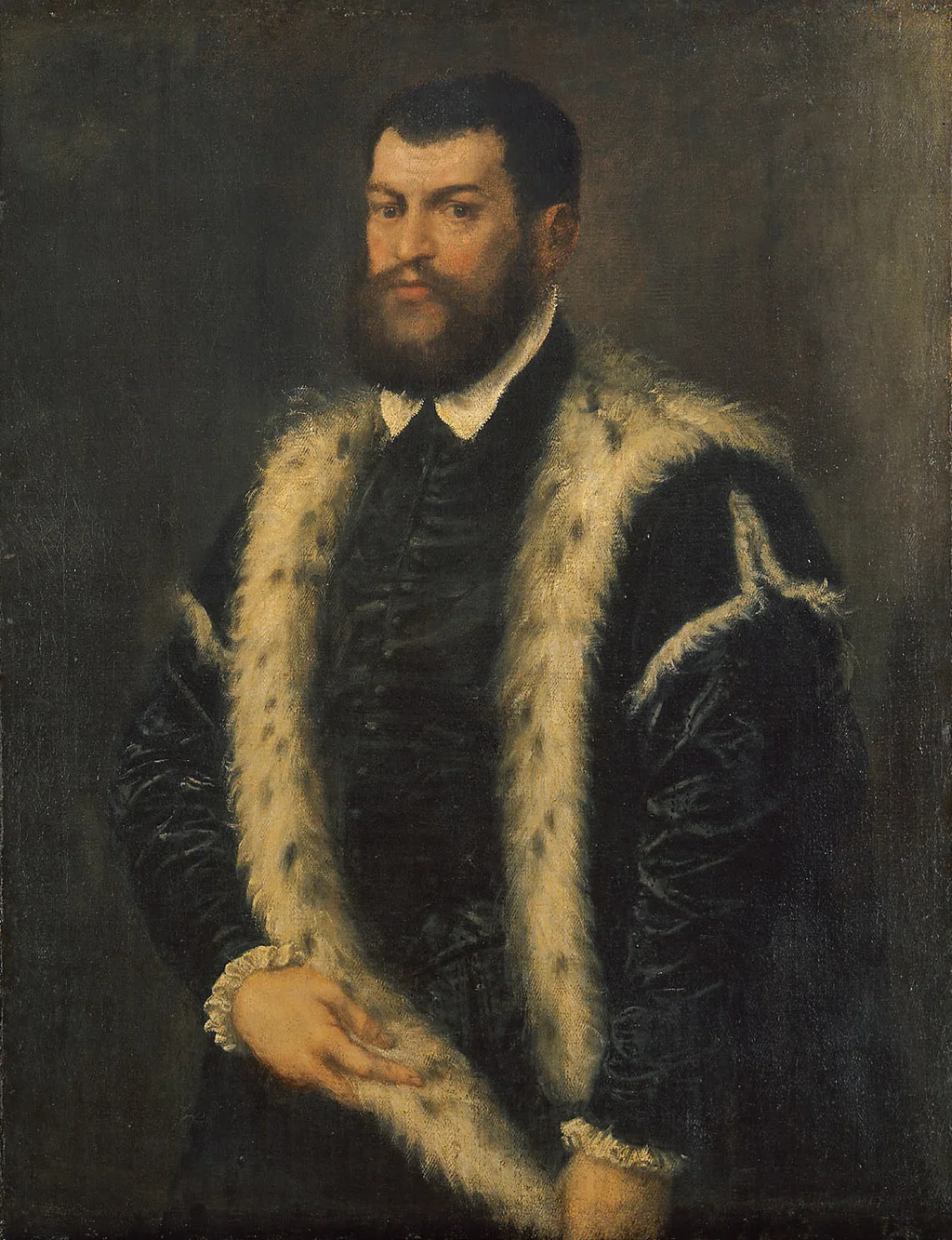 Man with Ermine Coat