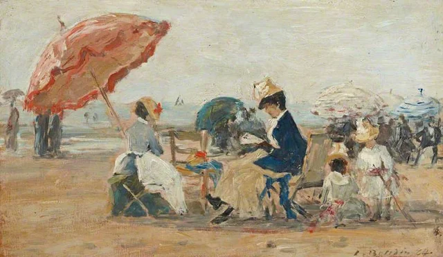 Der Strand von Trouville