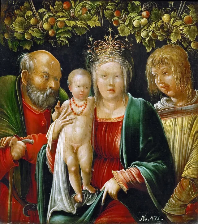 Holy Family with a Deacon