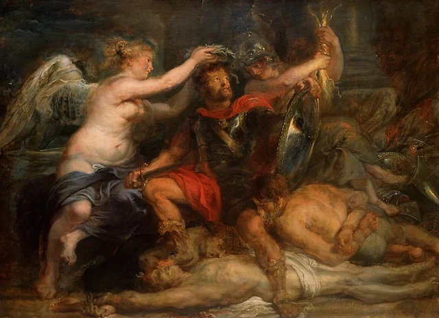 Victory crowns the Hero